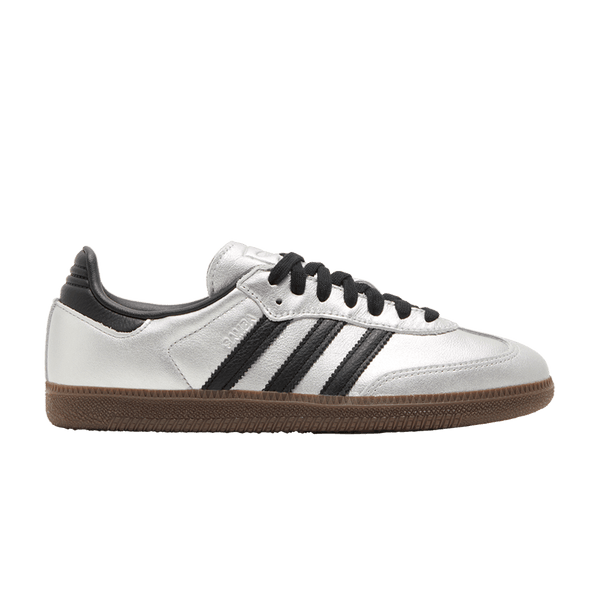 adidas Samba OG - Silver Metallic Black Gum