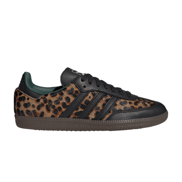 adidas Samba OG - Black Green Leopard