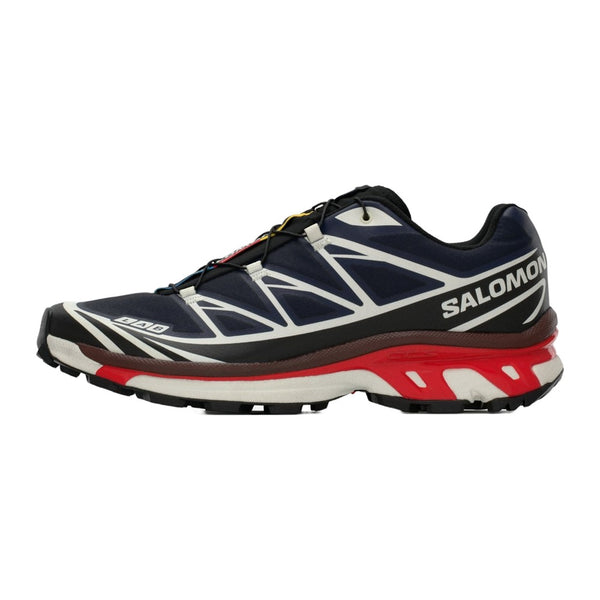 Salomon XT 6 - Maritime Blue / Black / Fiery Red