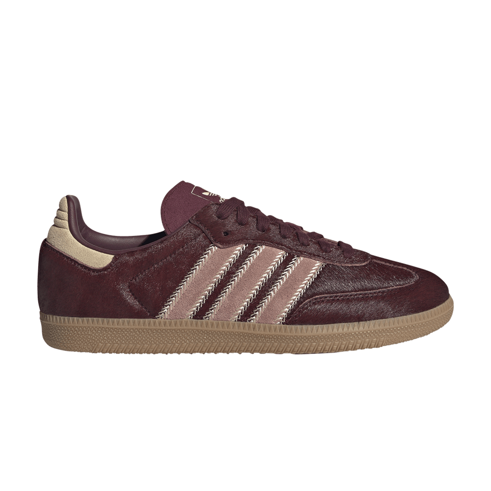 adidas Samba OG - Maroon Sand Strata Pony