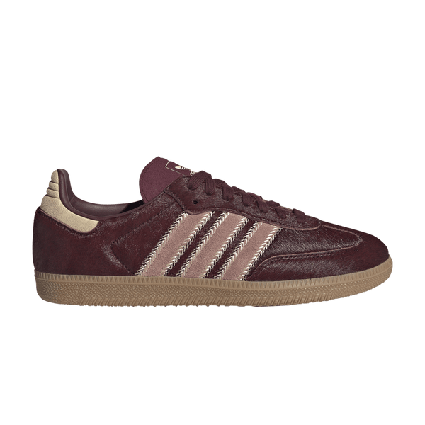 adidas Samba OG - Maroon Sand Strata Pony