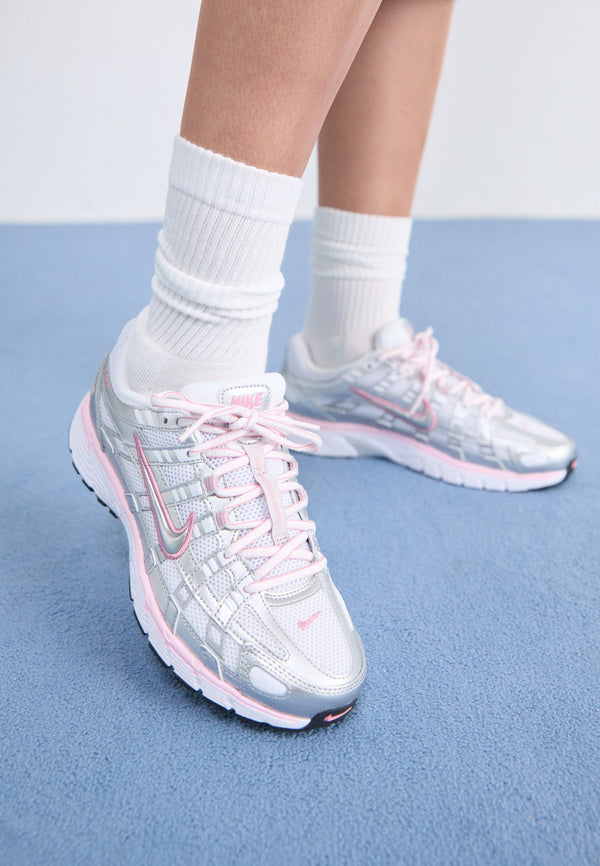 Nike P 6000 - White / Silver-coloured / Elemental Pink / Black