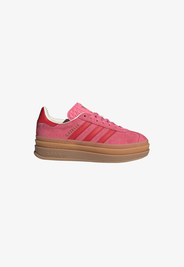 adidas Gazelle Bold J - Rose Tone Better Scarlet Cream White