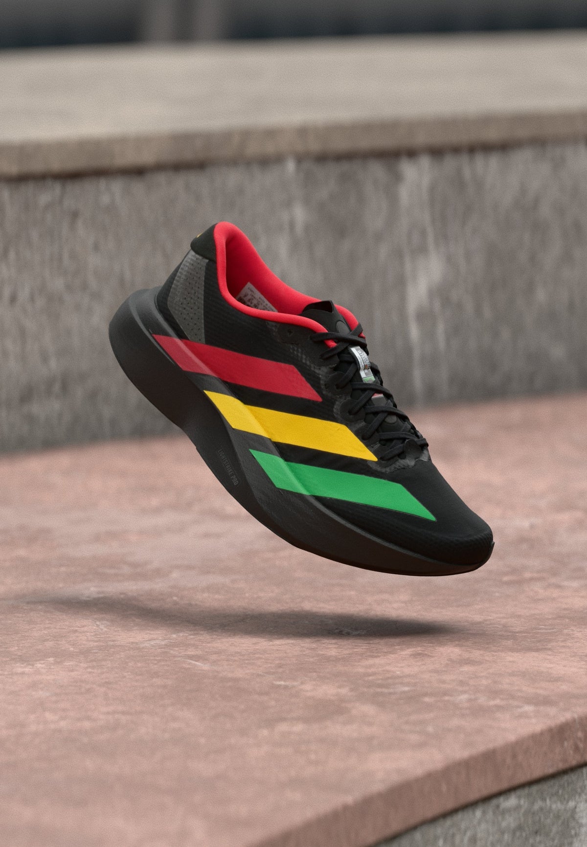 adidas Adizero Evo SL - Core Black / Vivid Green / Bold Gold-coloured