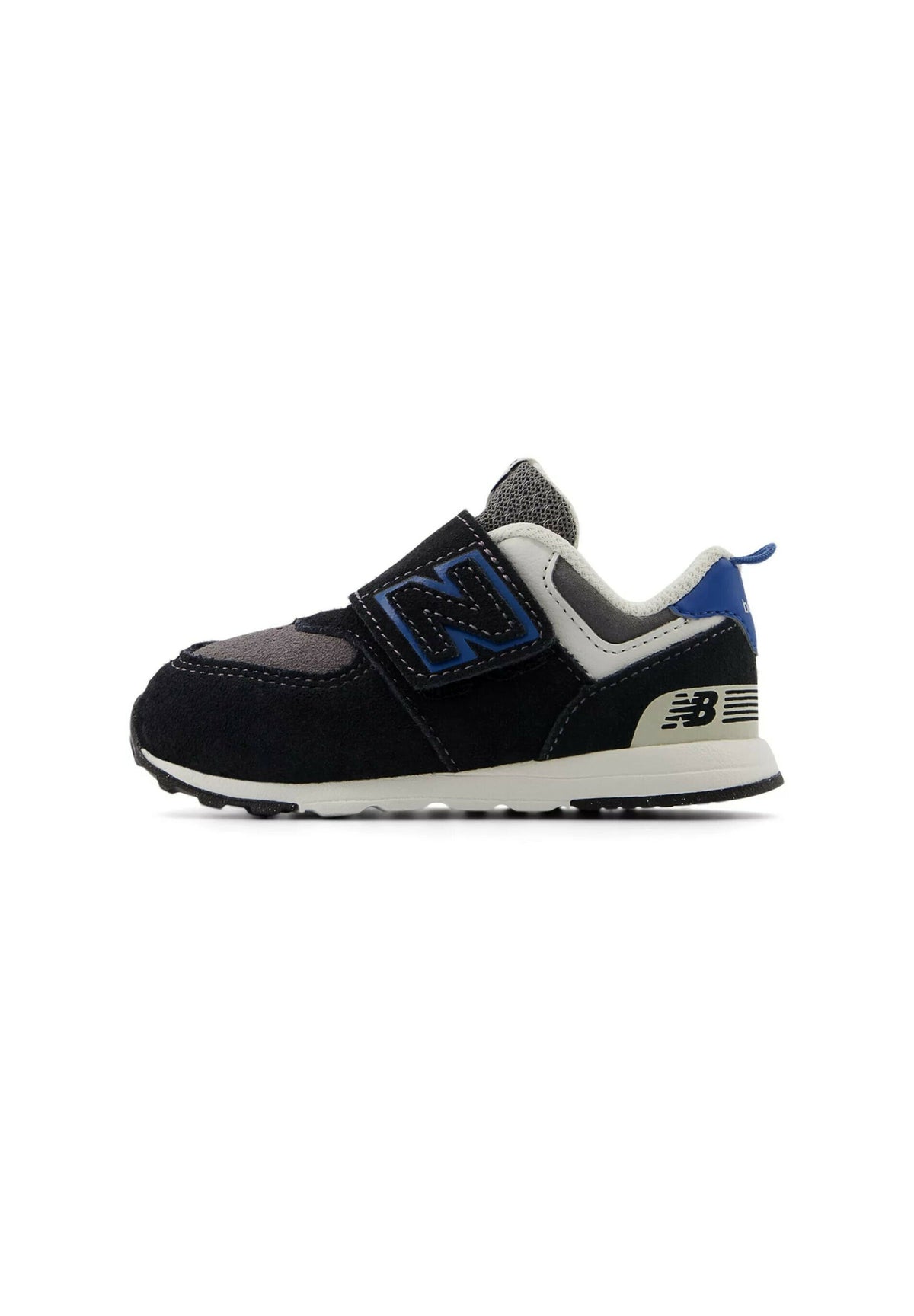 New Balance 574 Hook & Loop - Black Blue Agate