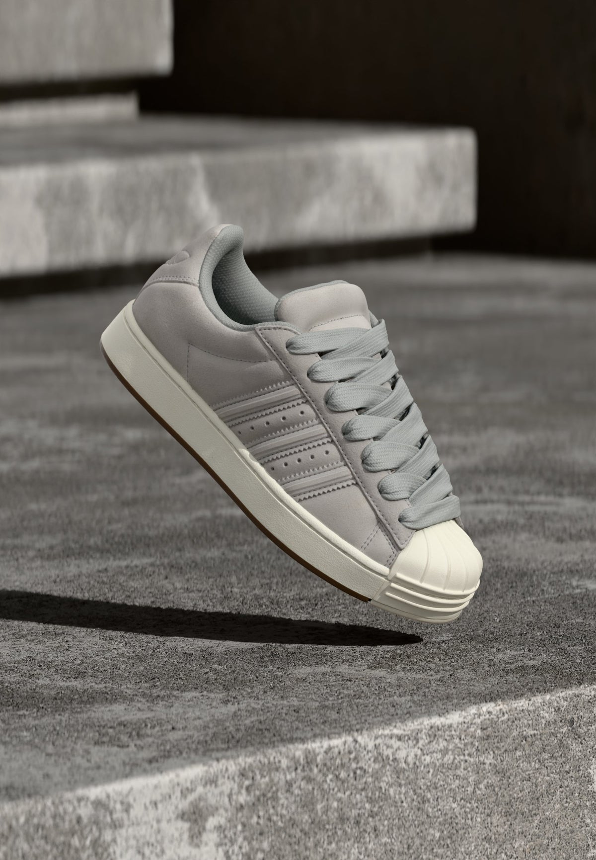adidas Superstar St - Grey Two / Core White