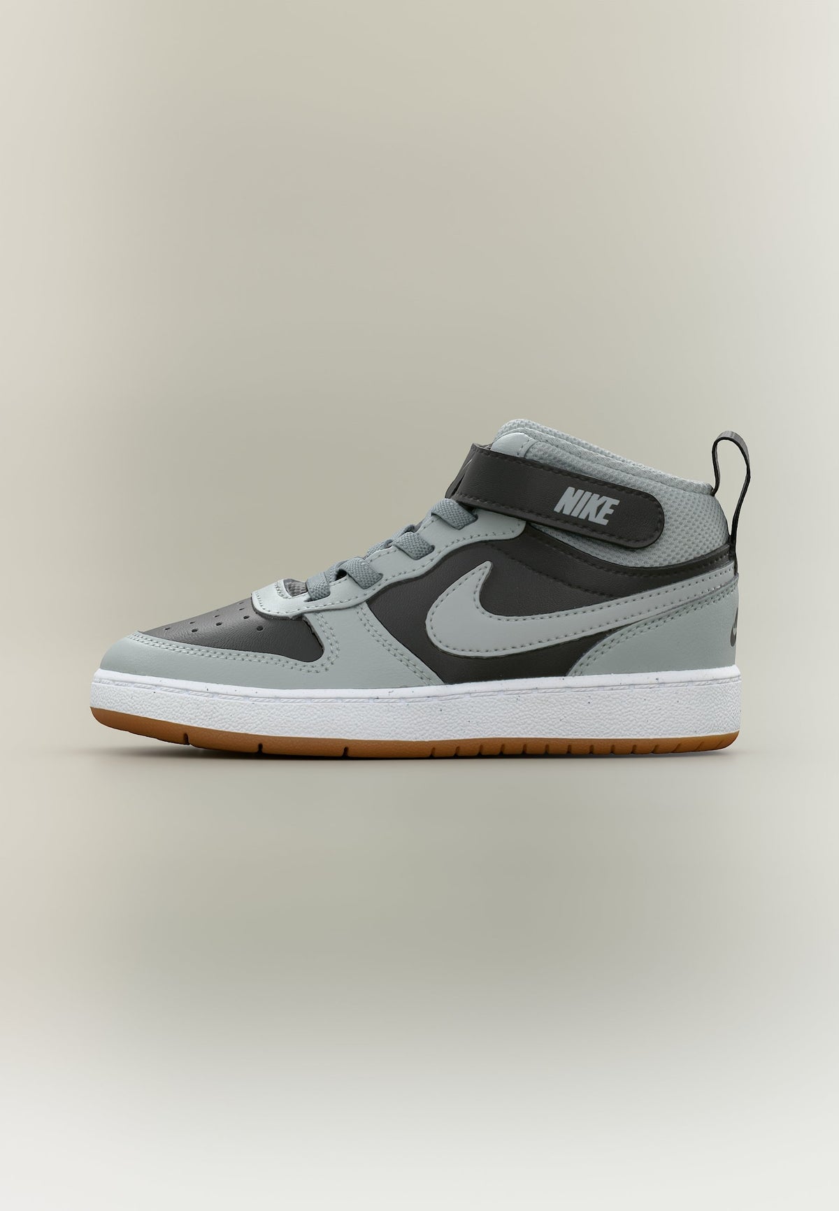 Nike Court Borough - Black / Light Smoke Grey / White / Med Brown