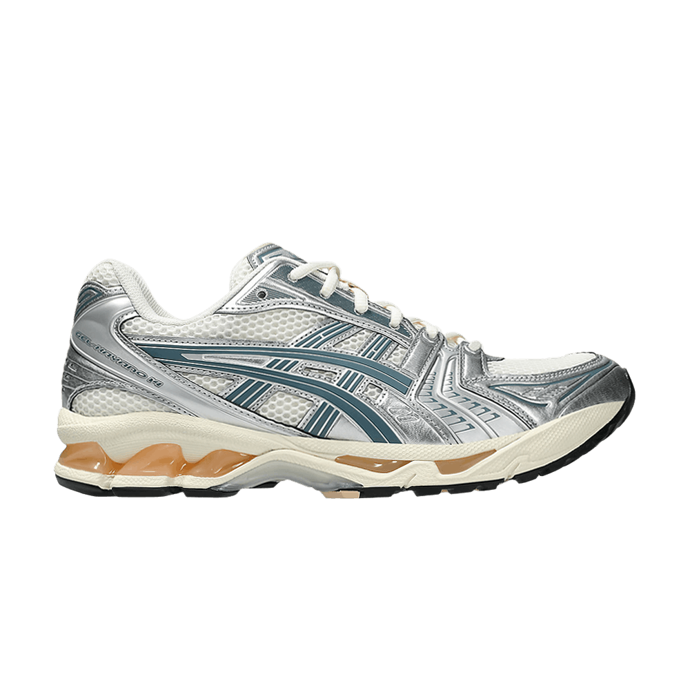 ASICS Gel-Kayano 14 - Birch Pure Silver Teal Gold