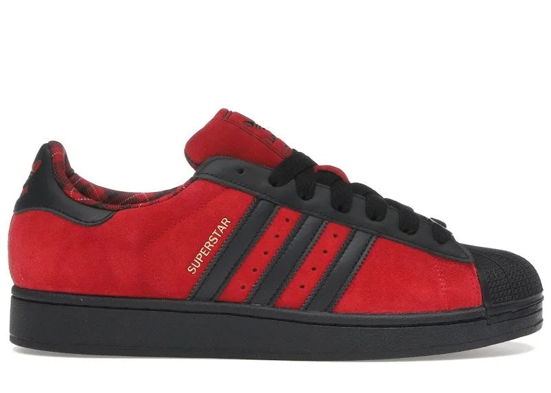 adidas Superstar II - Better Scarlet / Core Black / Matte Gold-coloured