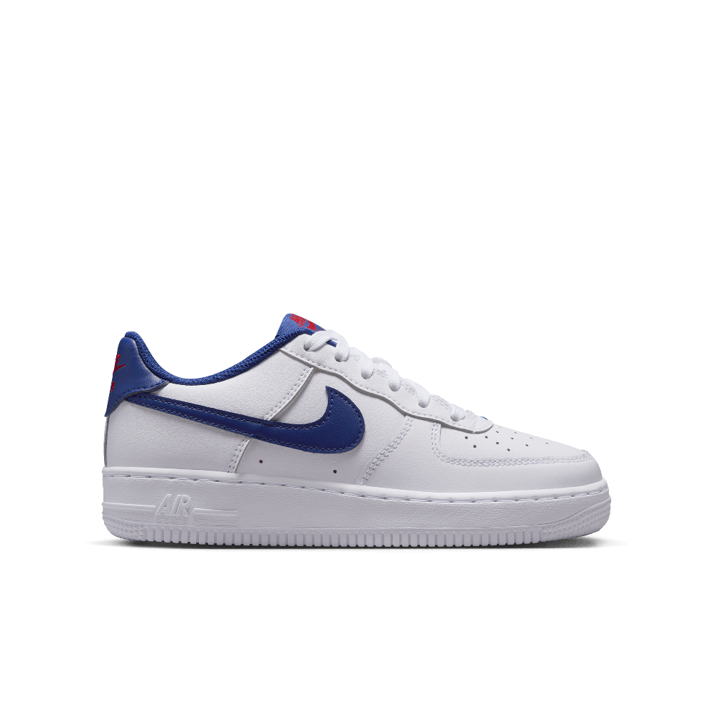 Nike Air Force 1 - White Deep Royal Blue GS