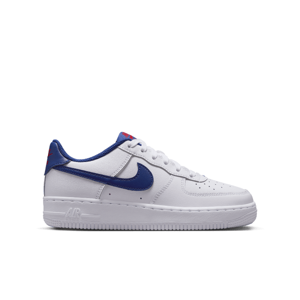 Nike Air Force 1 - White Deep Royal Blue GS
