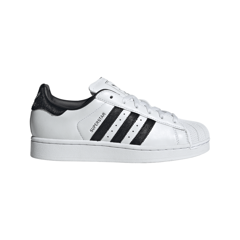 adidas Superstar II - White Black Pony Hair