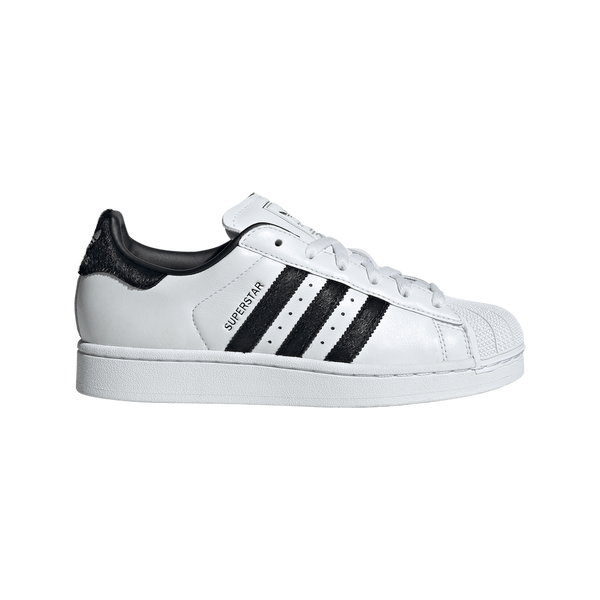 adidas Superstar II - White Black Pony Hair