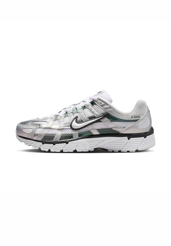 Nike P 6000 SE - White / White-off White-dk Smoke Grey-mtlc Silver