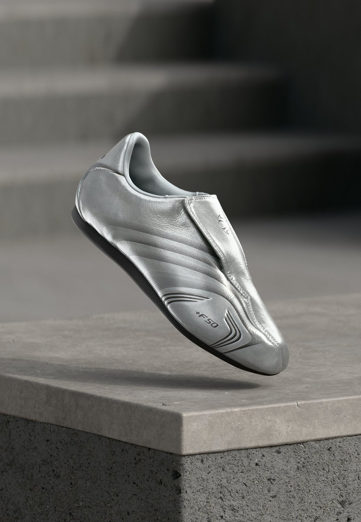 adidas Taekwondo F50 - Silver-coloured Metallic / Core Black