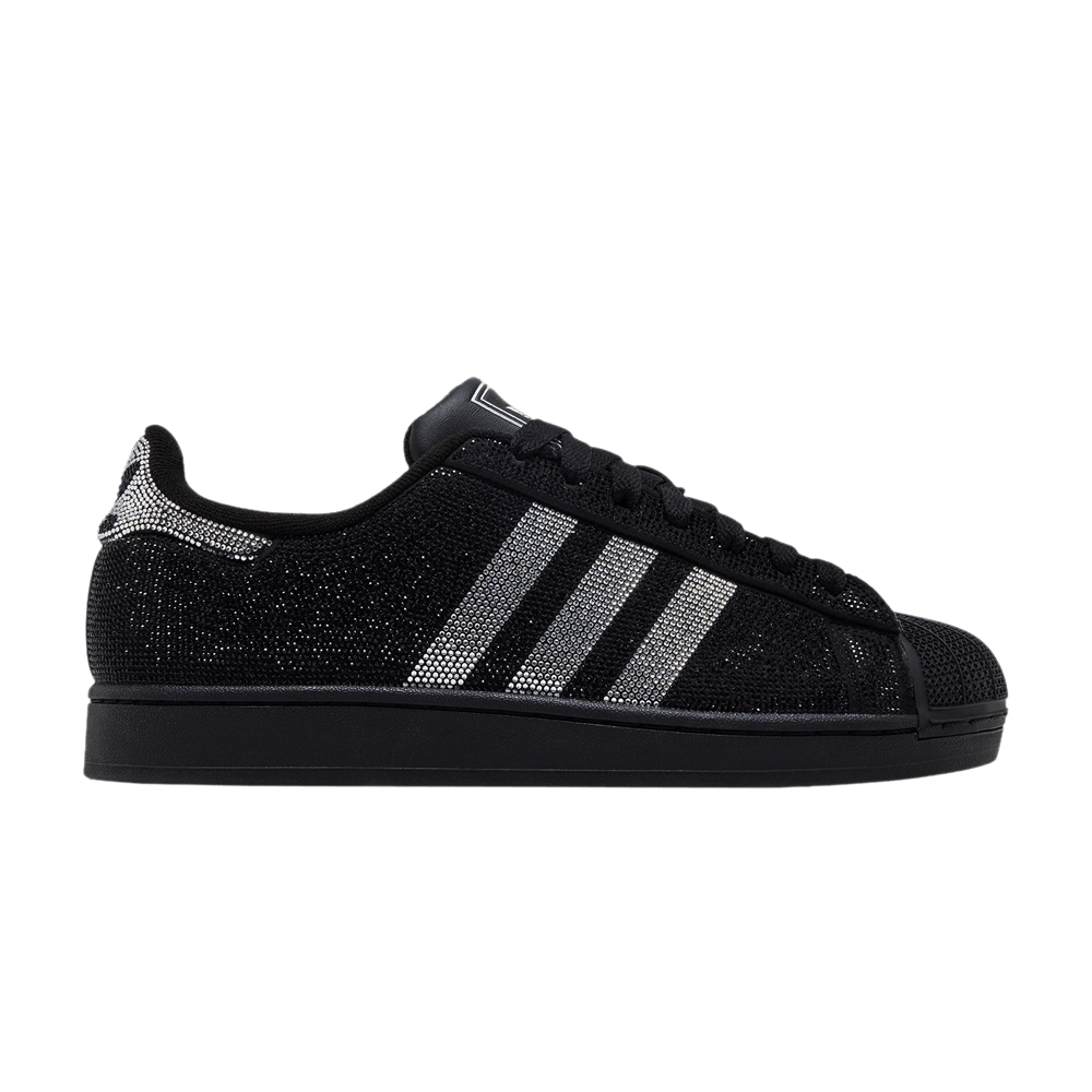adidas Superstar II Rhinestone - Black Silver