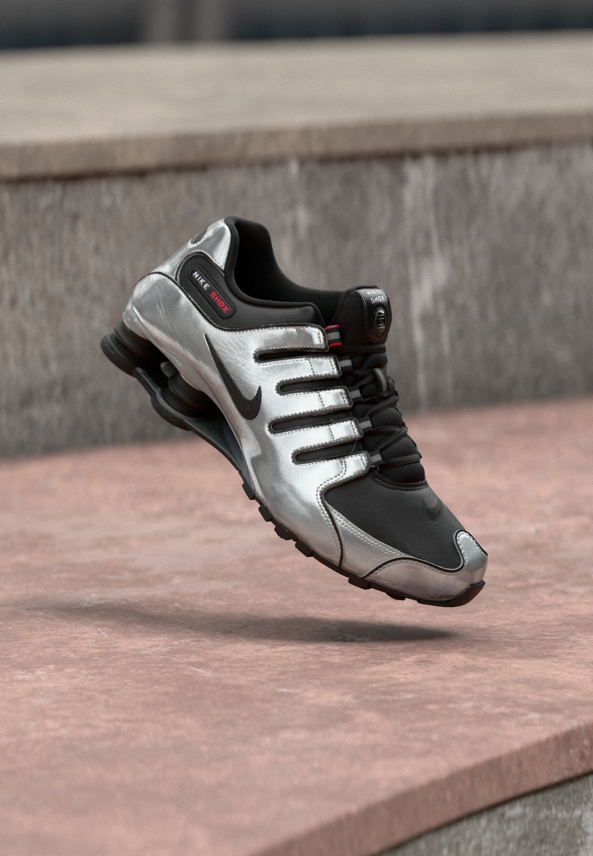 Nike Shox Nz - Black / Black / Metallic Silver-coloured / Volt / White / Smoke Grey