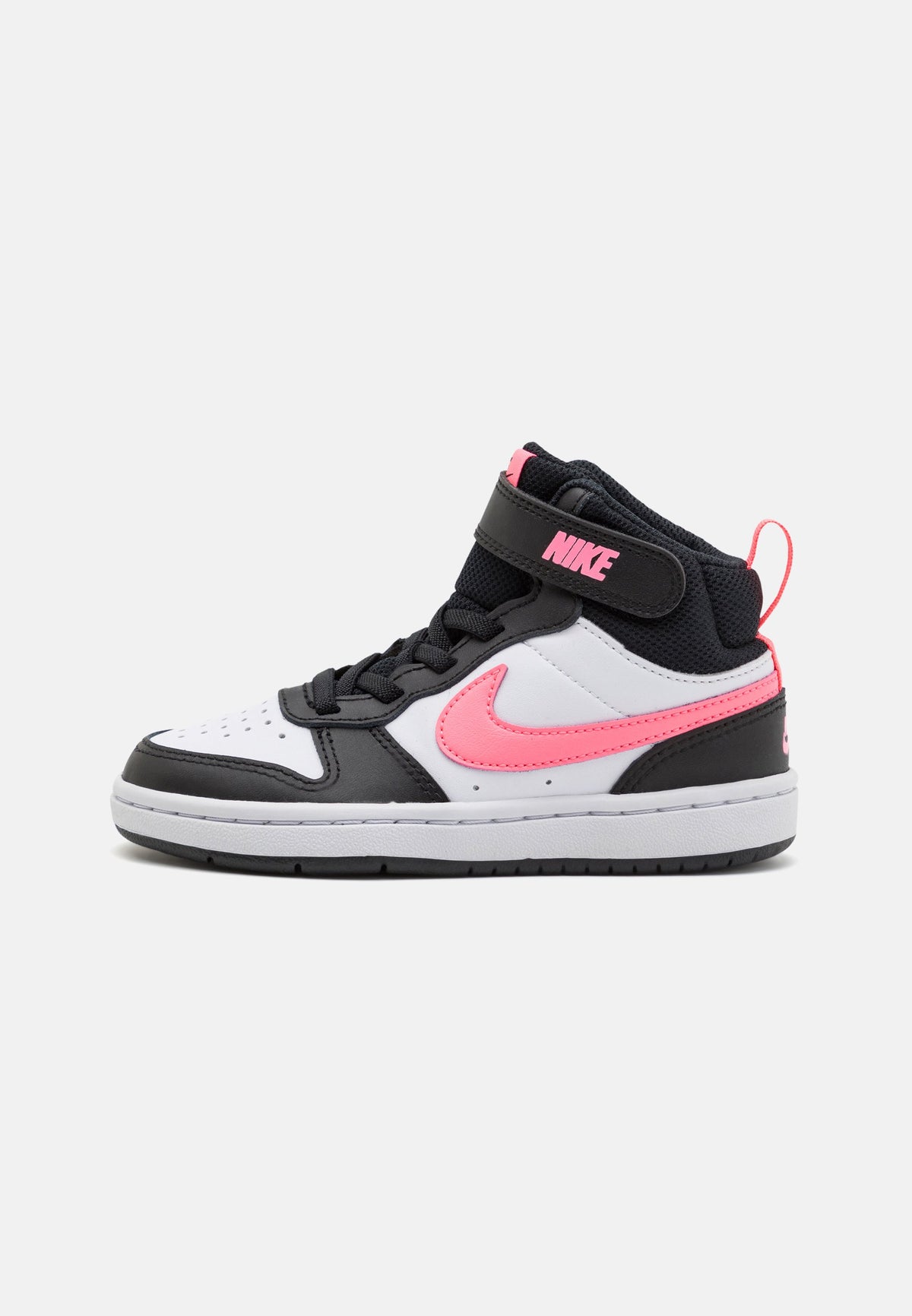 Nike Court Borough MID 2 - Black / Sunset Pulse / White
