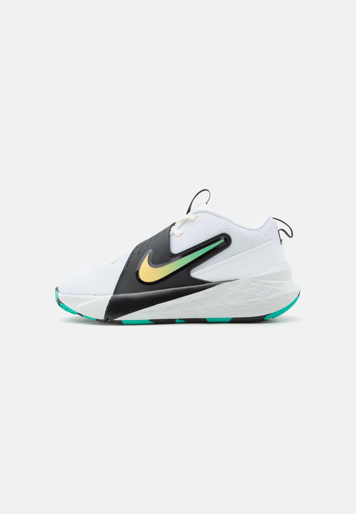 Nike Team Hustle - White / Topaz Gold-coloured / Black / Clear Emerald / Photon Dust