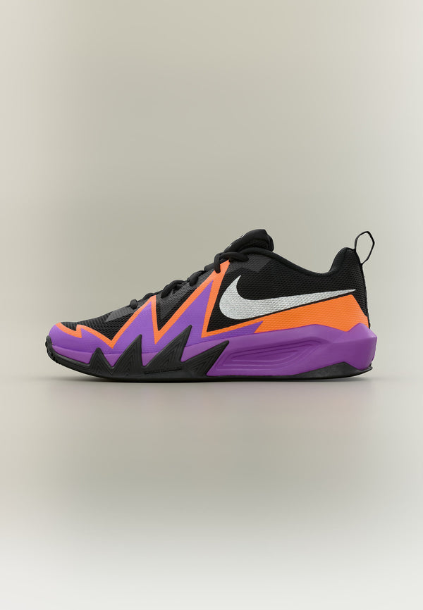 Nike Dynamite - Black / Metallic Silver-coloured / Bright Violet / Total Orange