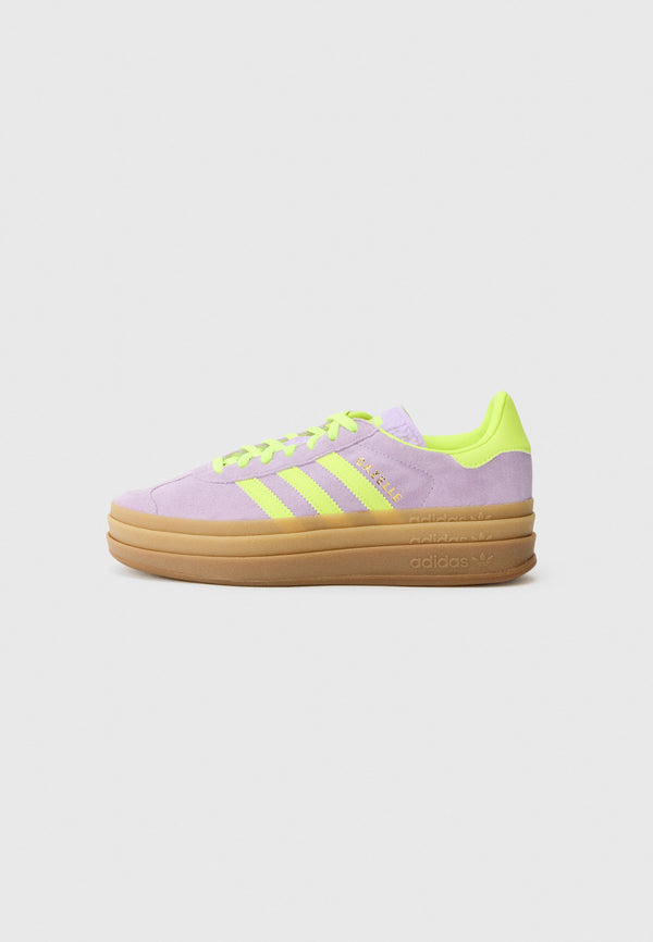 adidas Gazelle Bold - Powder Plum / Solar Yellow / Gold-coloured