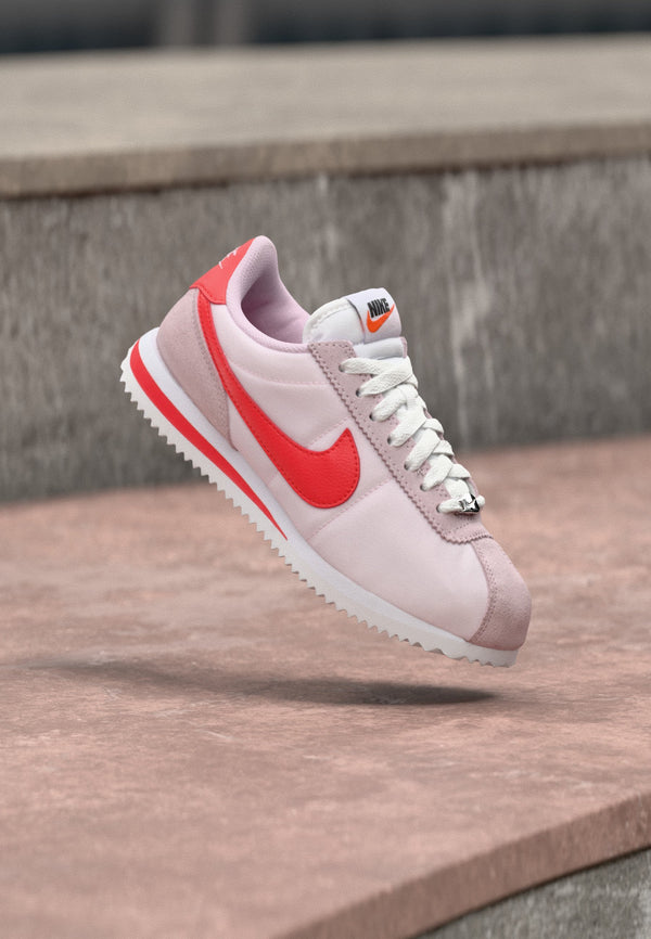Nike Cortez - Pink Foam / Light Crimson / White / Safety Orange / Black