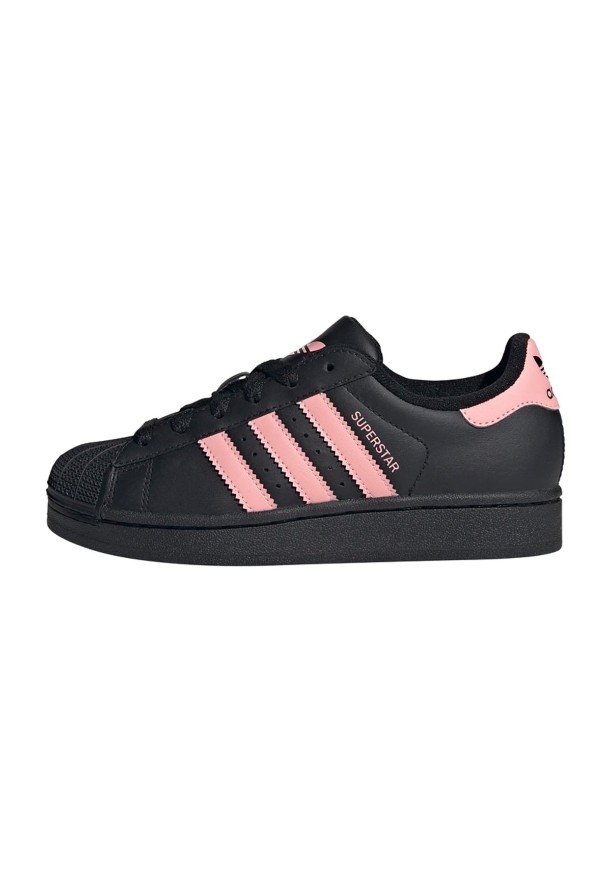 adidas Superstar II - Core Black / Glow Pink / Core Black