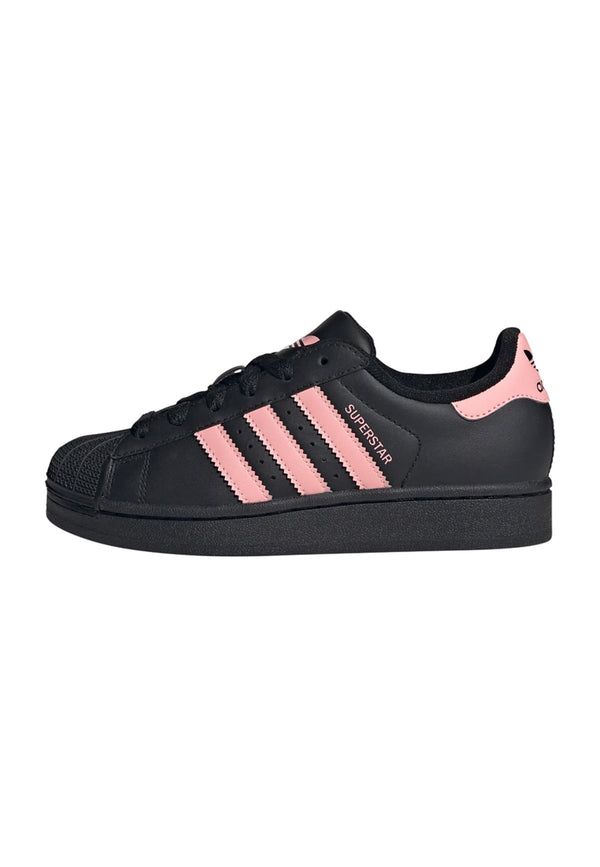 adidas Superstar II - Core Black / Glow Pink / Core Black