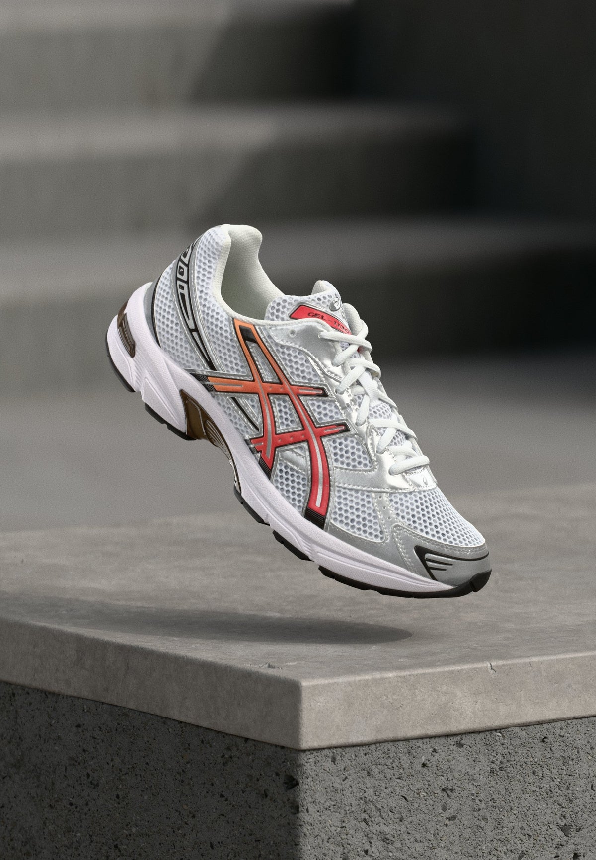 ASICS Gel-1130 - White / Red Snapper