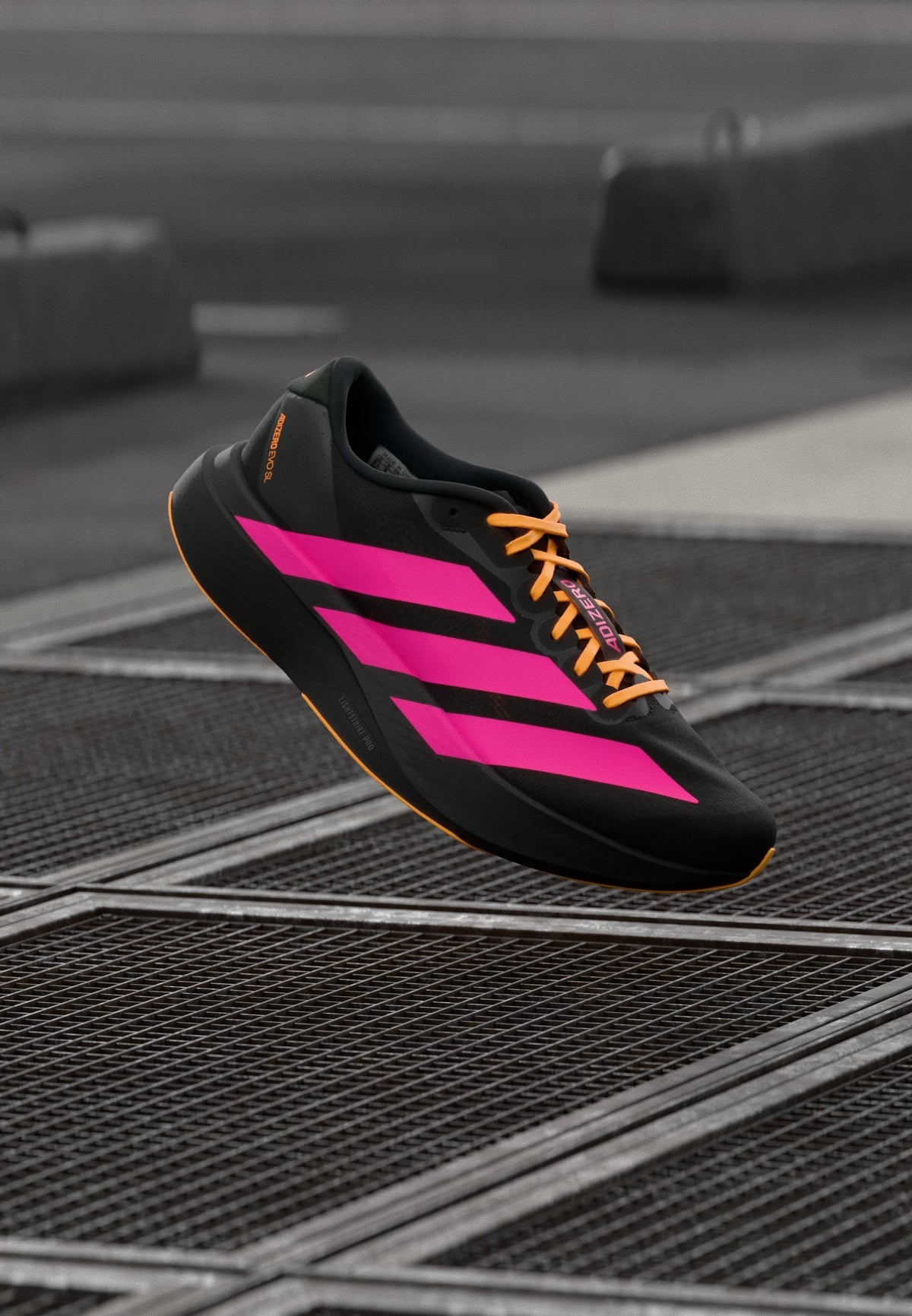 adidas Adizero Evo SL M - Core Black / Shock Pink / Flash Orange