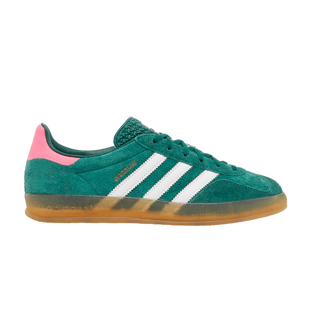 adidas Gazelle Indoor Collegiate - Green Lucid Pink