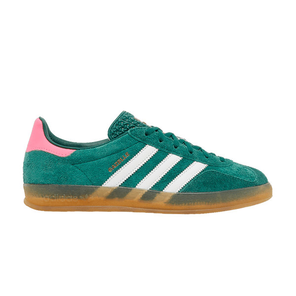 adidas Gazelle Indoor Collegiate - Green Lucid Pink