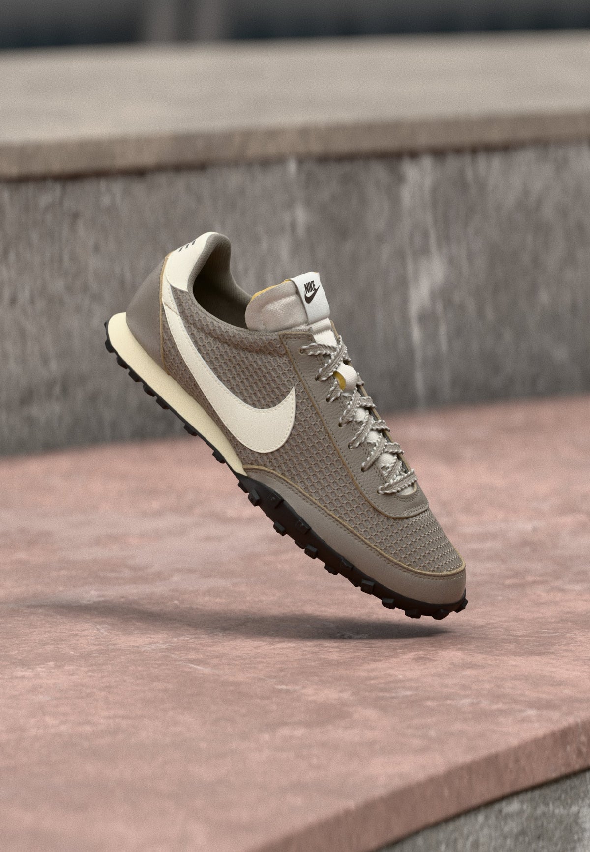 Nike Waffle Racer 26. SE - Moon Fossil / Sail / Shadow Brown / Coconut Milk / Black