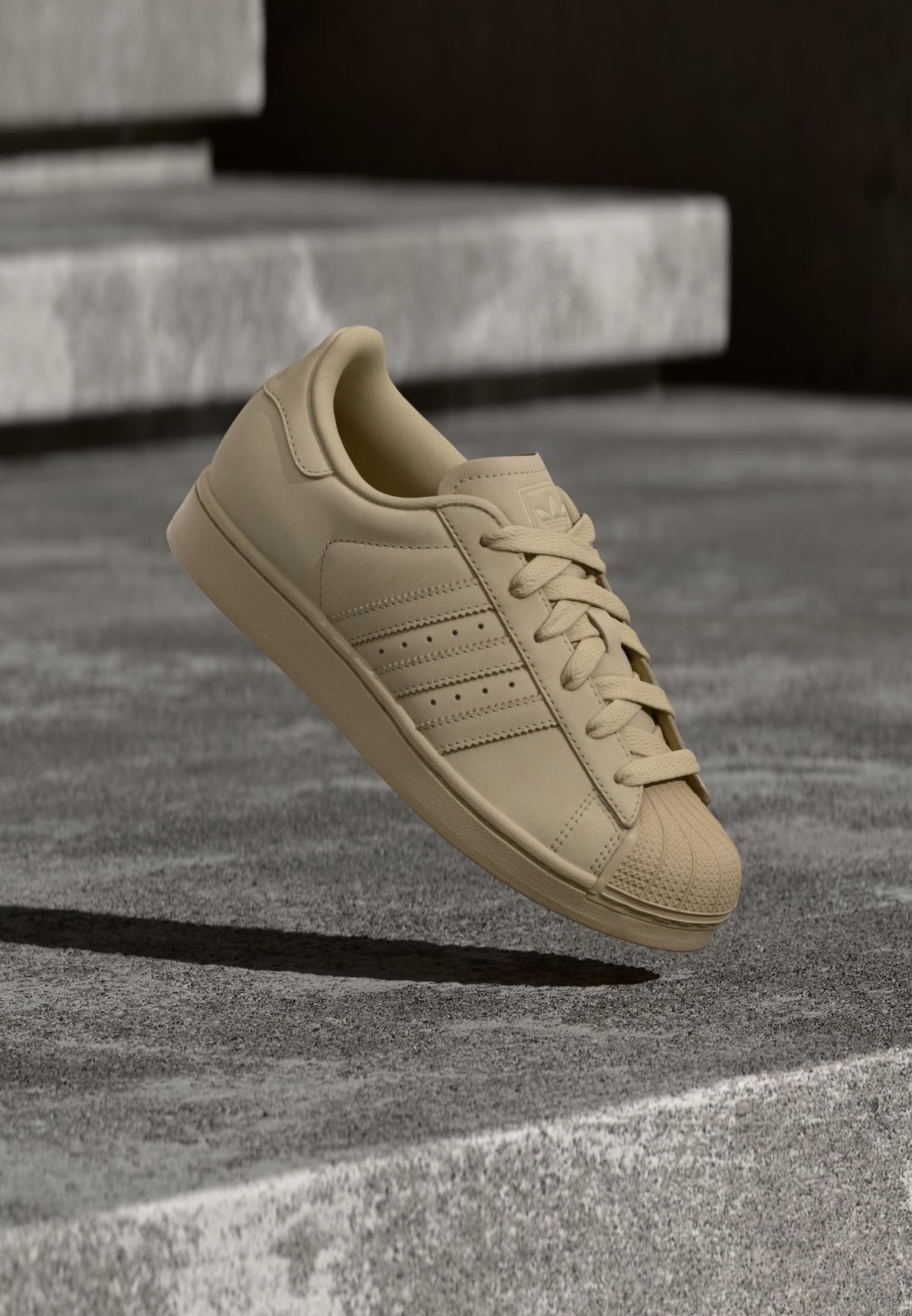 adidas Superstar II - Stone Khaki / Core Black