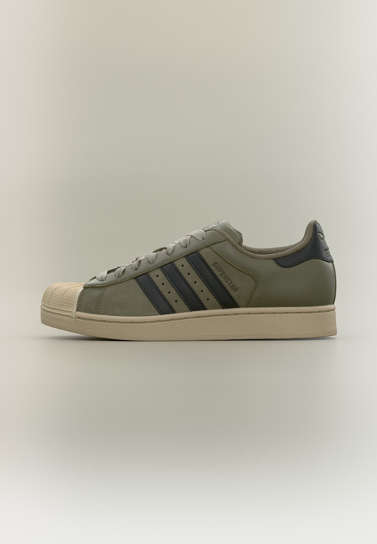 adidas Superstar II - Olive Strata / Core Black / Khaki Three
