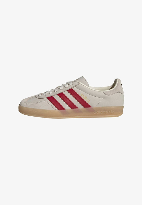 adidas Gazelle Indoor - Cream White Team Victory Red Gum
