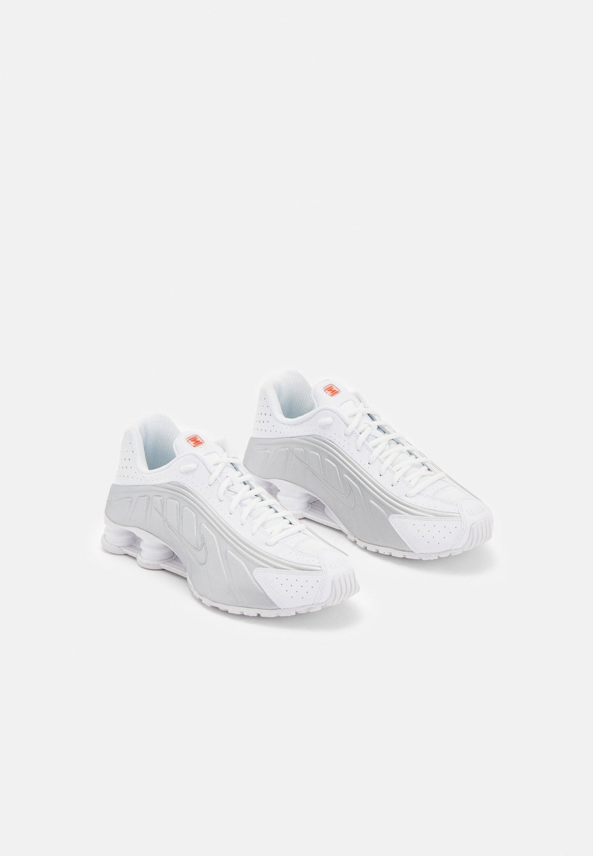 Nike Shox R4 - White / Silver-coloured / Orange
