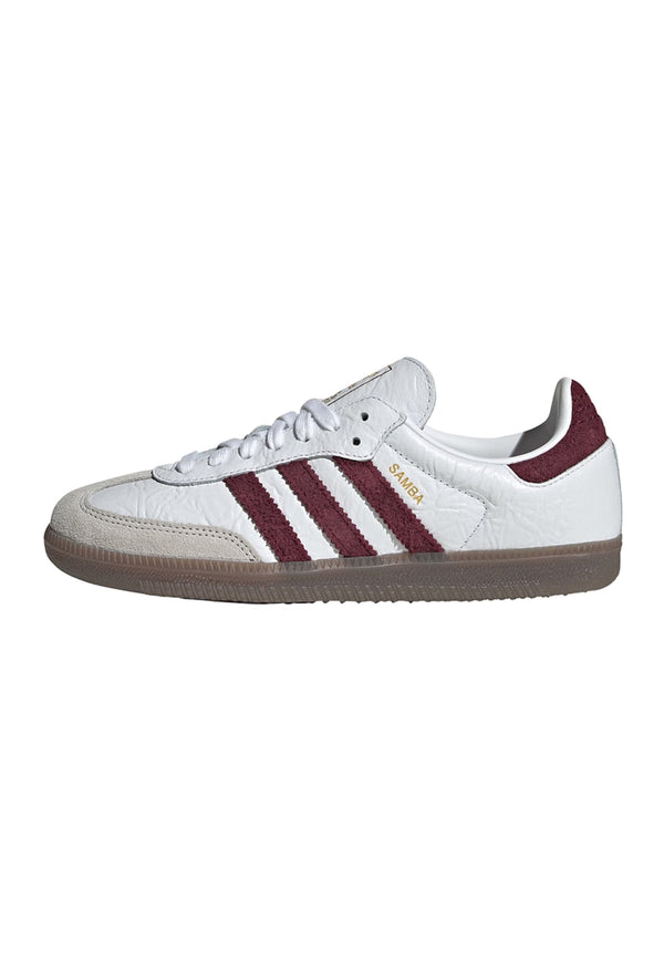 adidas Samba - Ftwr White / Maroon / Gum