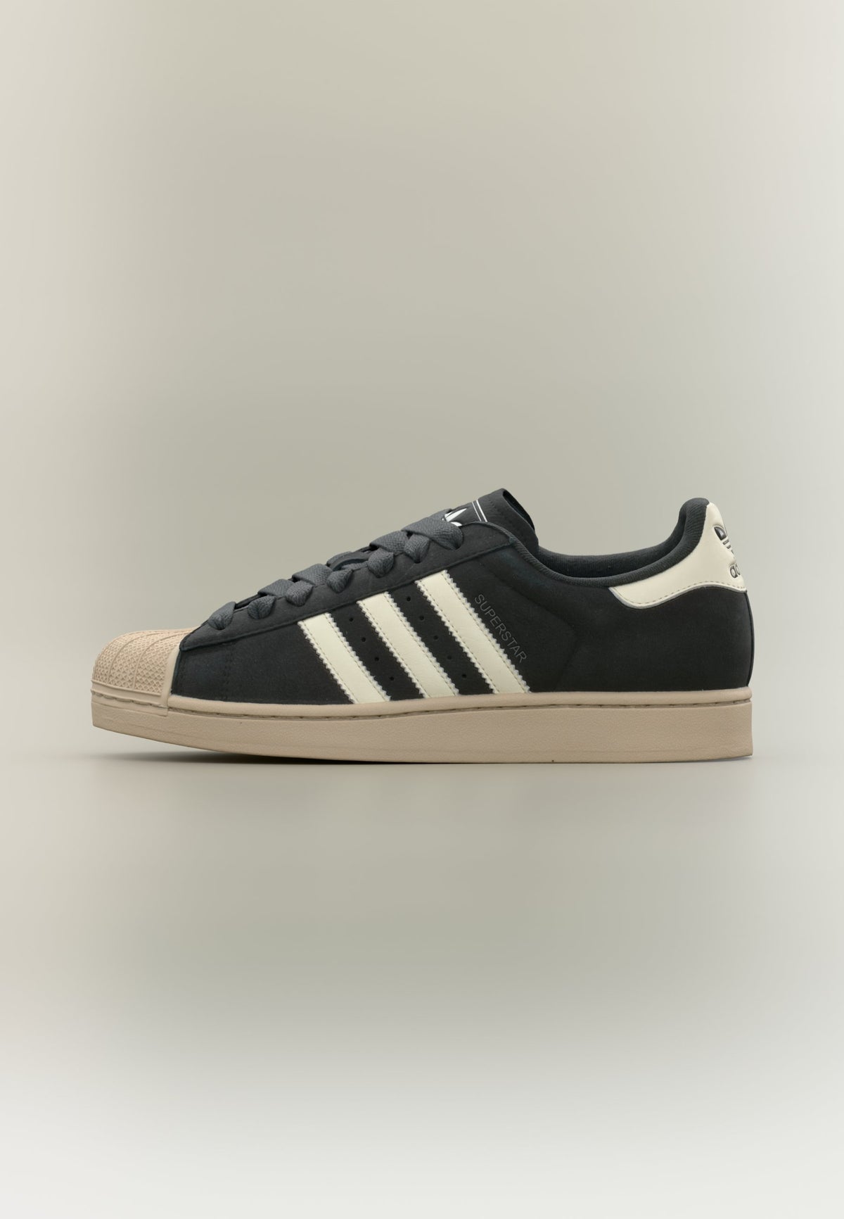 adidas Superstar II - Core Black / Off White / Stone Khaki