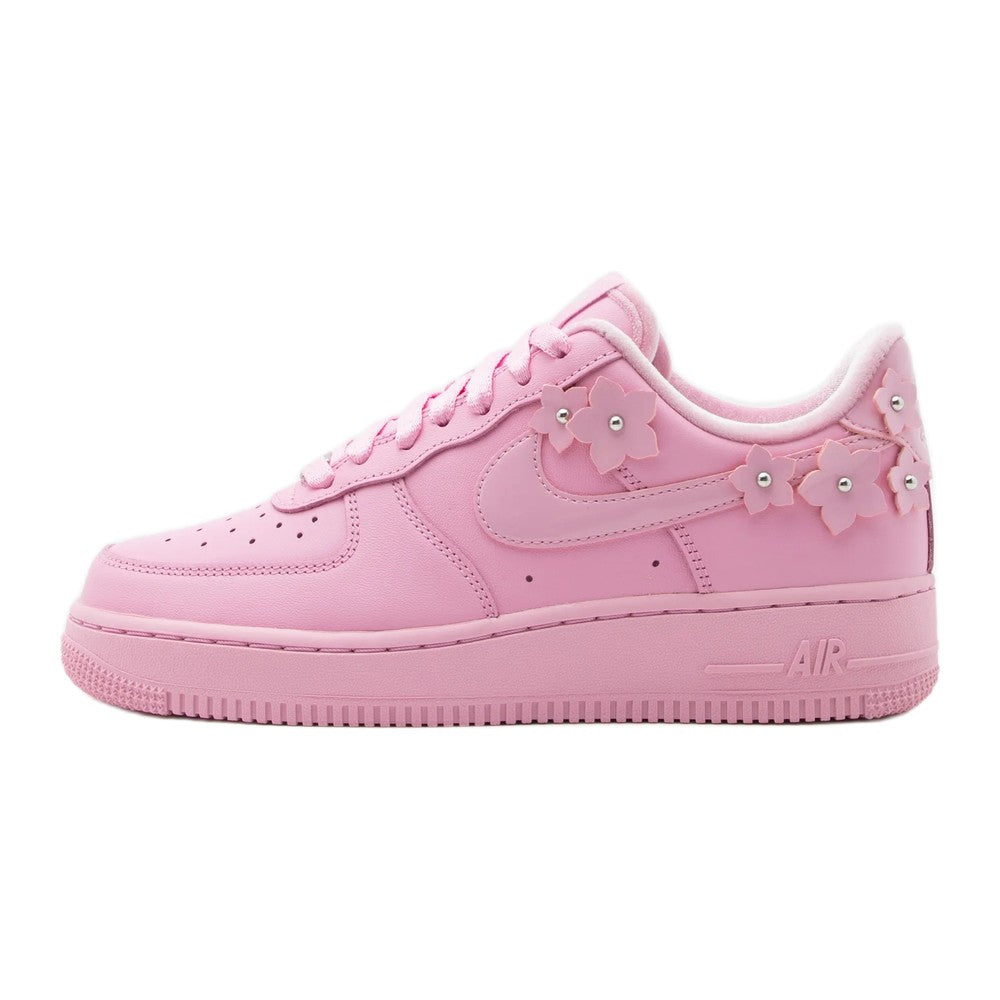 Nike Air Force 1 07 SE - Pink Rise / Pink Foam / Metallic Silver-coloured