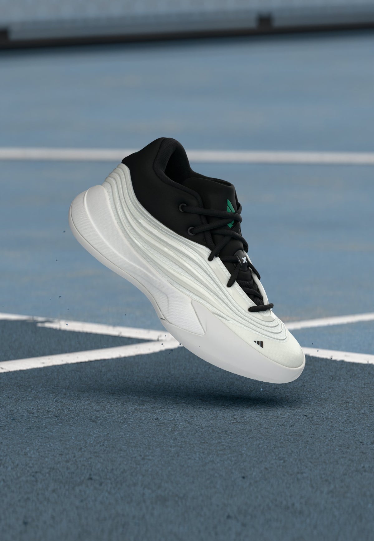 adidas Dame - Core Black / Court Green