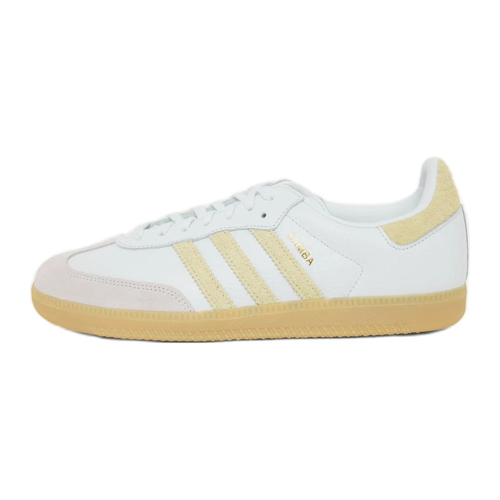 adidas Samba - White / Dual Yellow / Gum