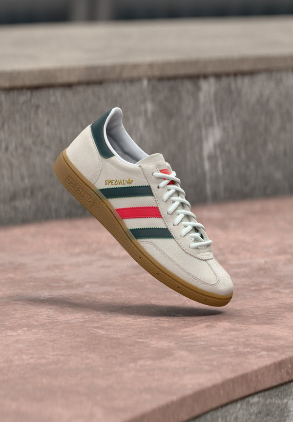 adidas Handball Spezial Mexico - Footwear White / Aurora Ivy / Better Scarlet
