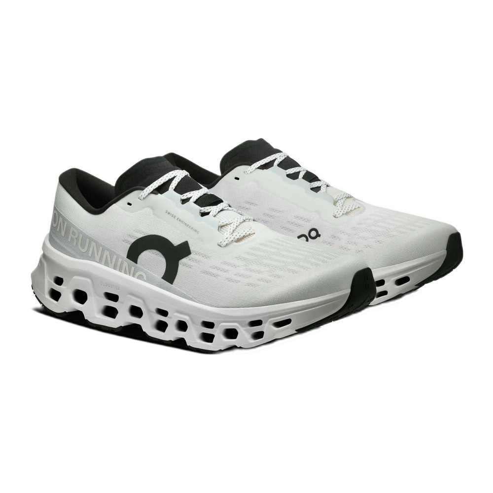 On Cloudmonster 3 - White White