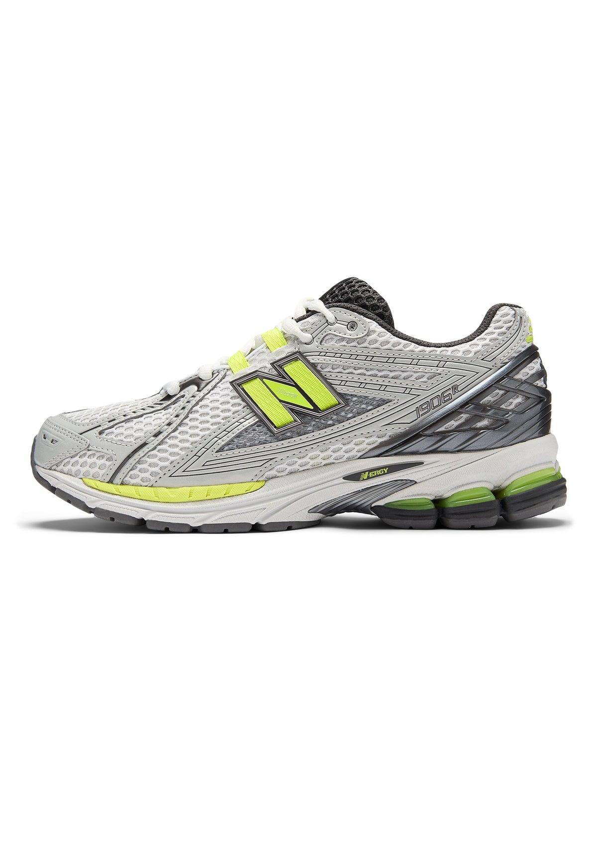 New Balance U1906 - Light Silver Metallic / Alkaline Green