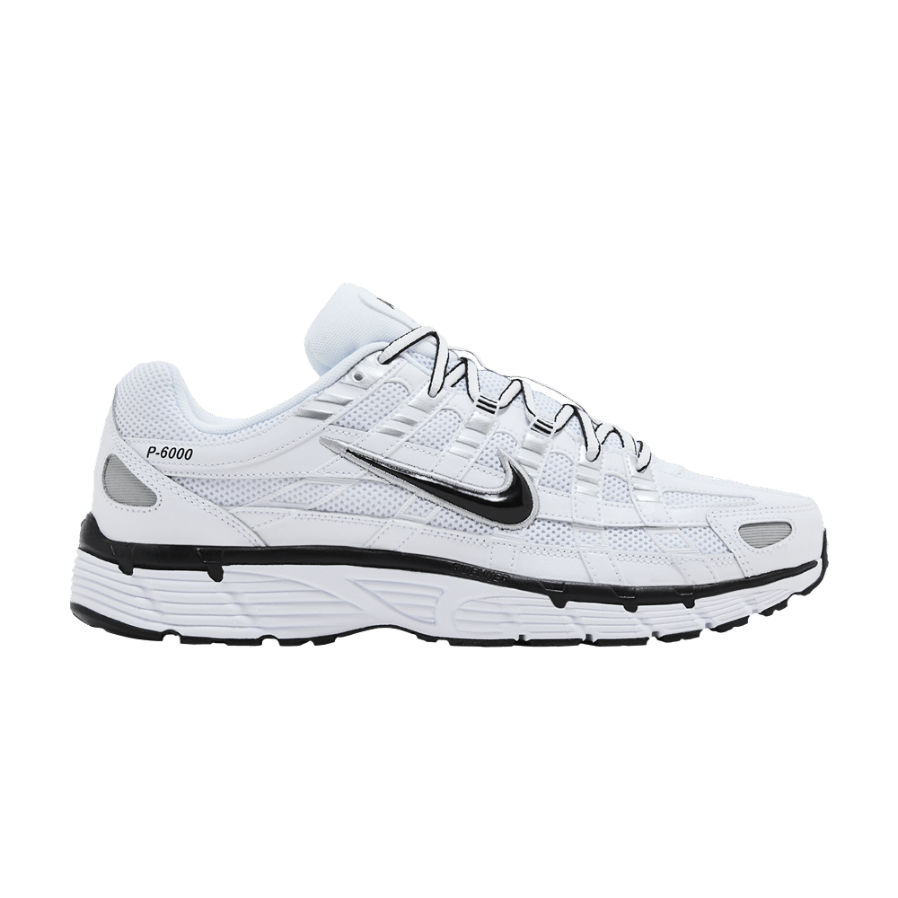 Nike P-6000 - White Metallic Silver Black