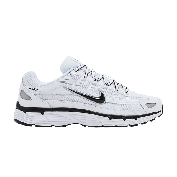 Nike P-6000 - White Metallic Silver Black