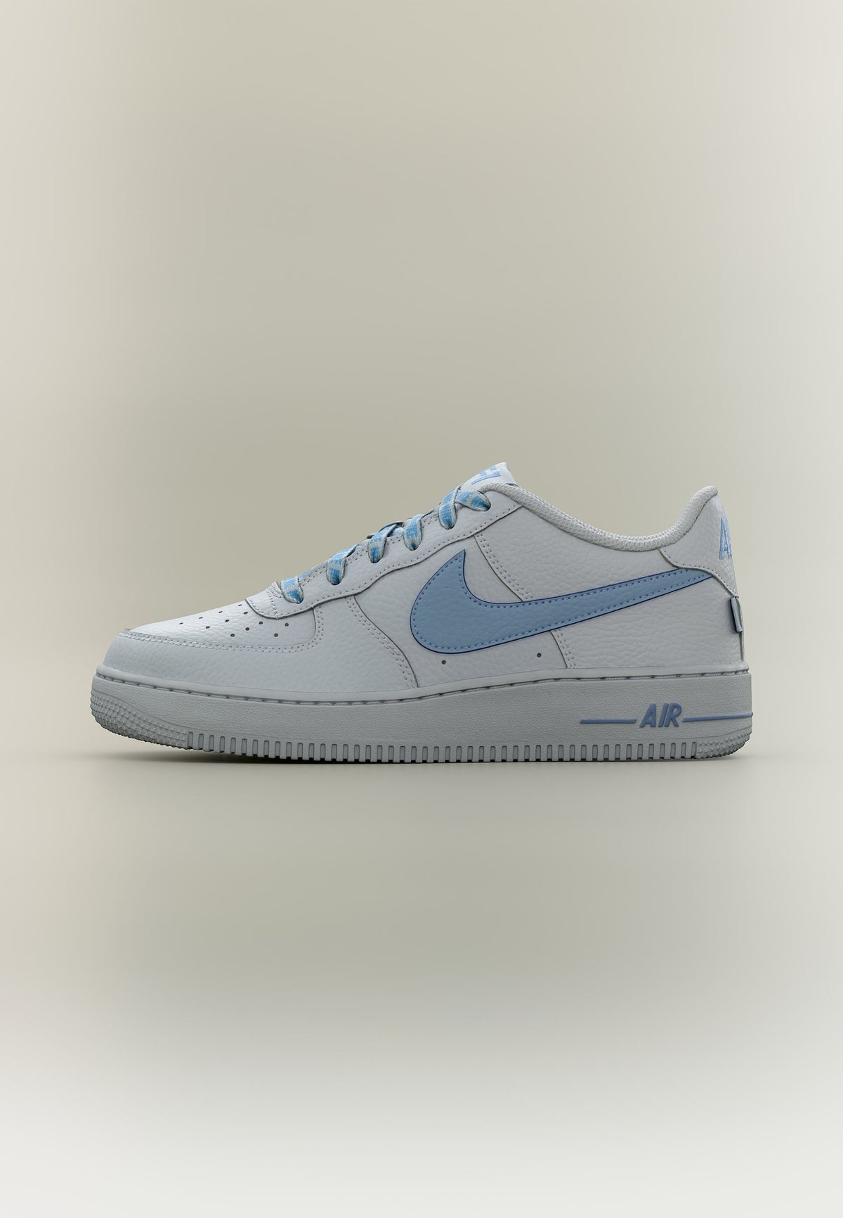Nike Air Force 1 Low - Wolf Grey / Work Blue