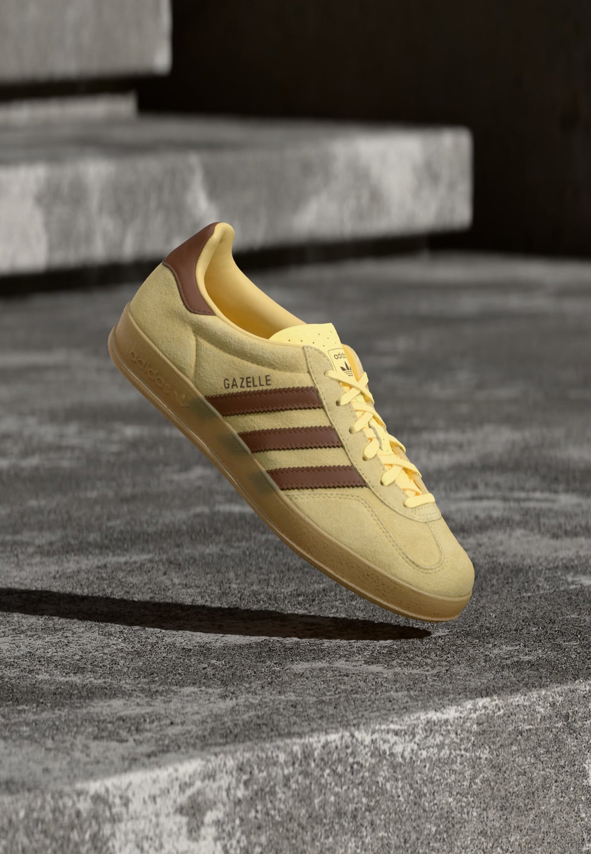 adidas Gazelle Indoor - Almost Yellow / Preloved Brown