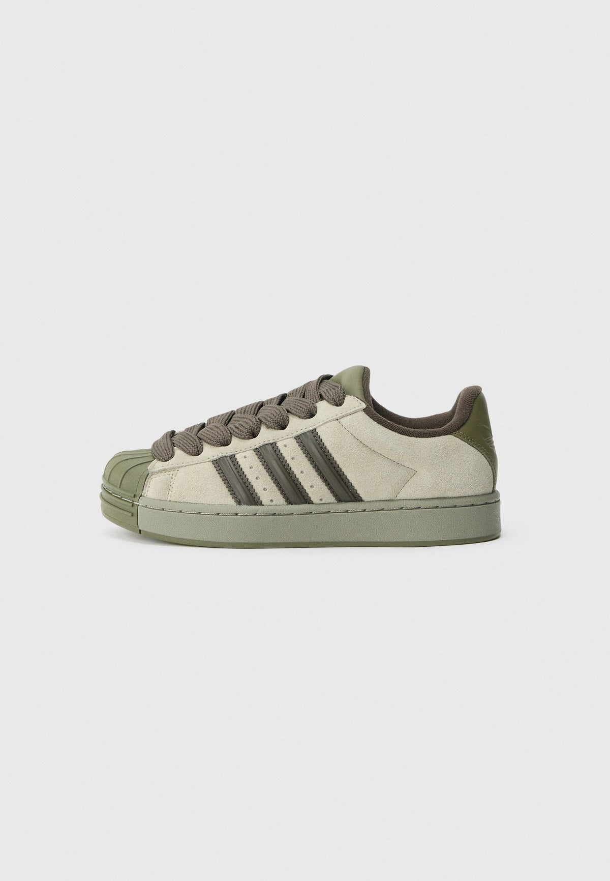 adidas Superstar St - Silver-coloured Pebble / Shadow Olive / Olive Strata